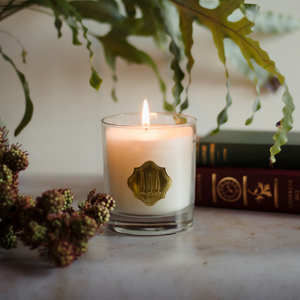 How to burn a scented container candle safely