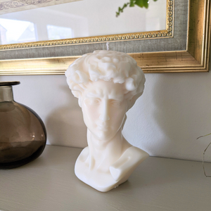 David Statue Candle | unscented