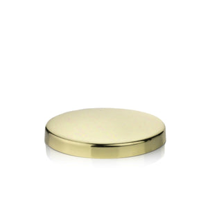 Gold candle lid